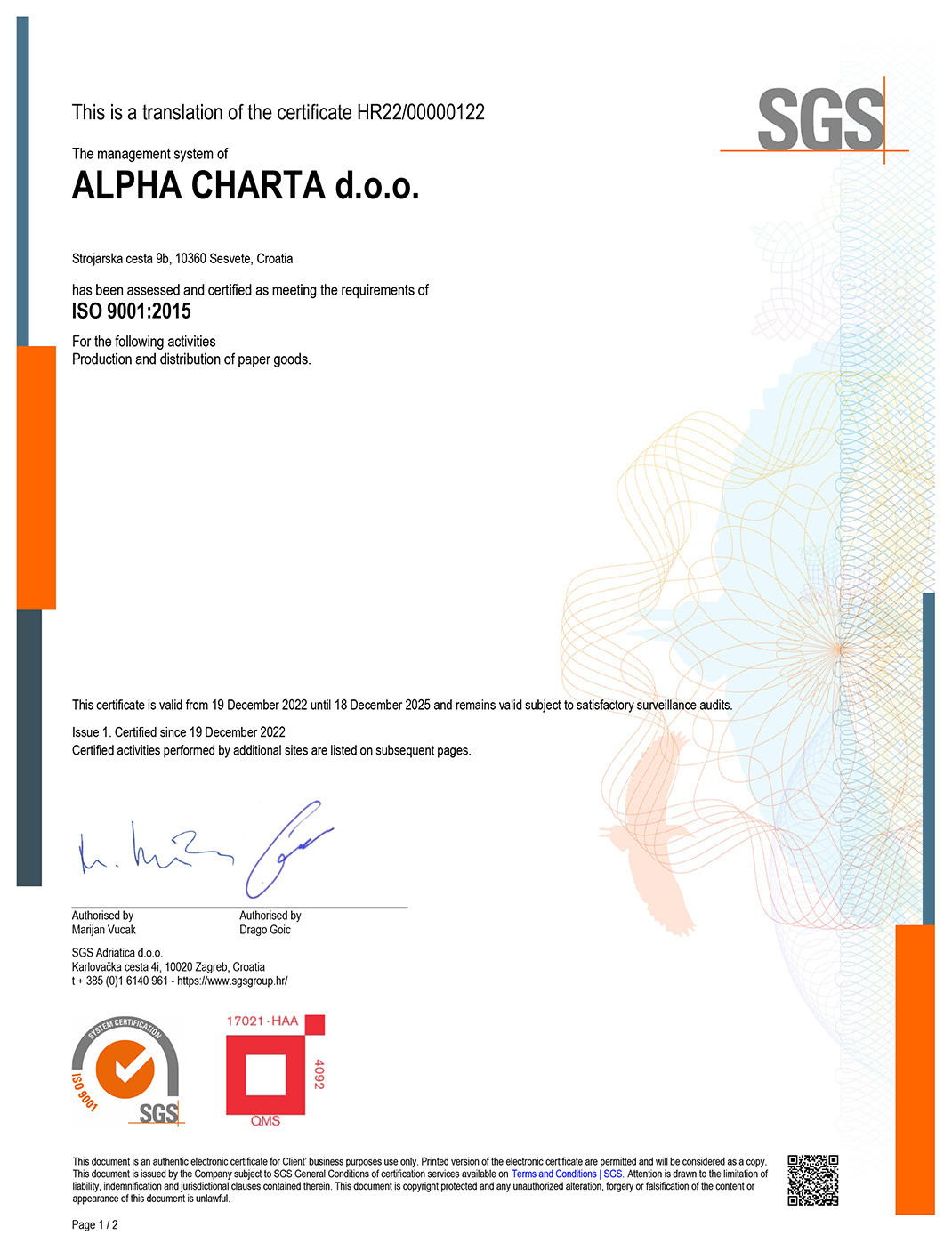 ISO9001:2015