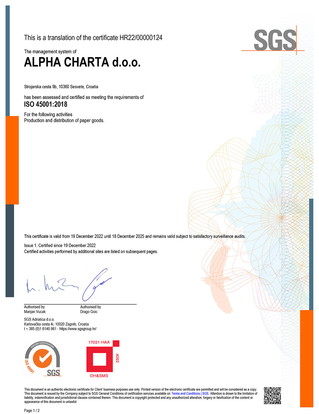 ISO45001:2018